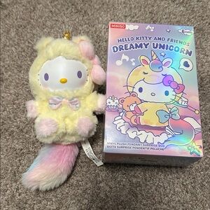 Hello Kitty and Friends Dreamy Unicorn Vinyl Plush Pendant - Hello Kitty